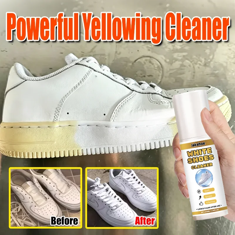 Sneaker Care Whitener - Spray Blanqueador y Limpiador de Zapatos,