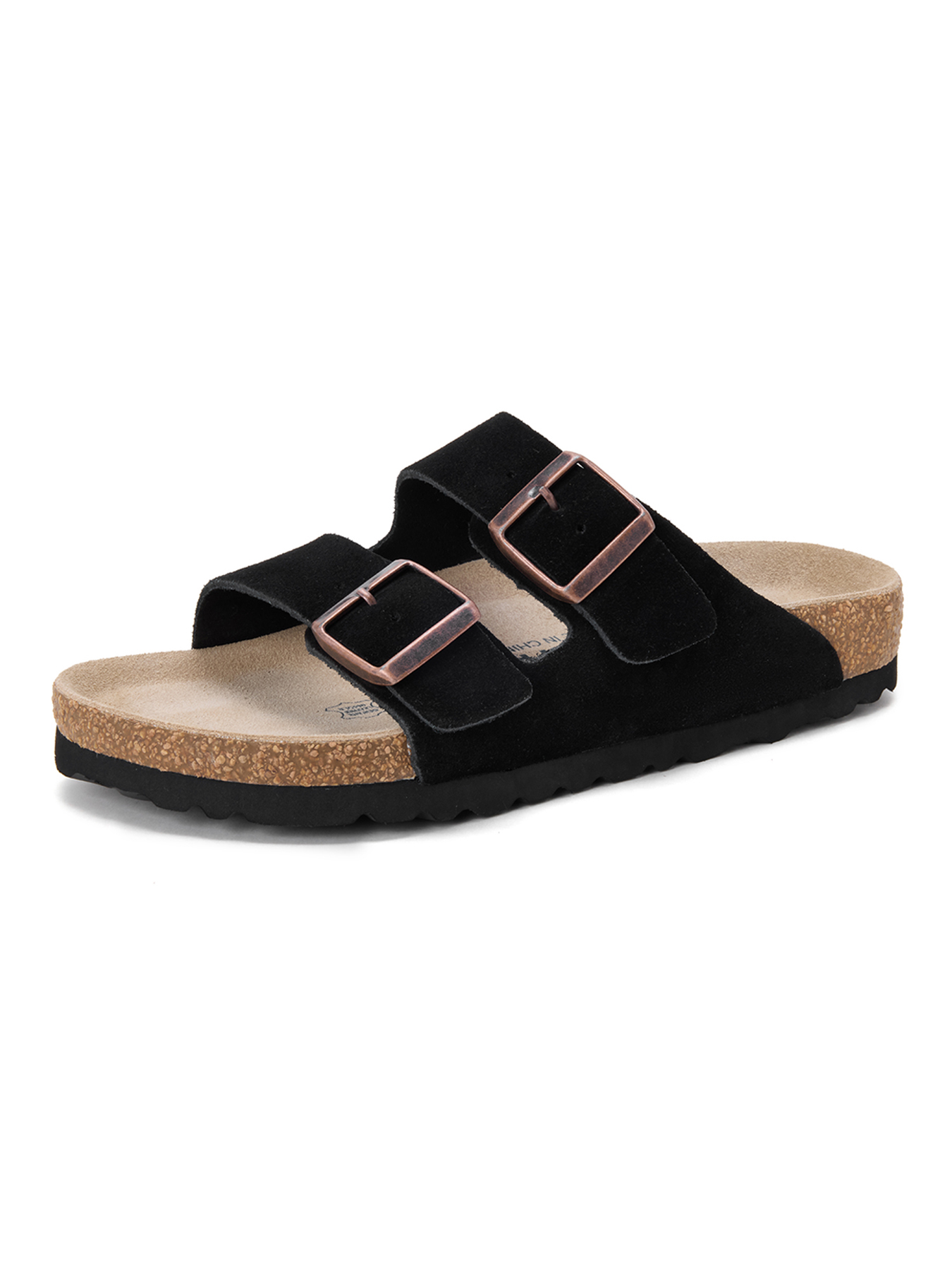 Insole Memory Foam - Sandalias de Mujer, Cuero Vacuno, Plantilla