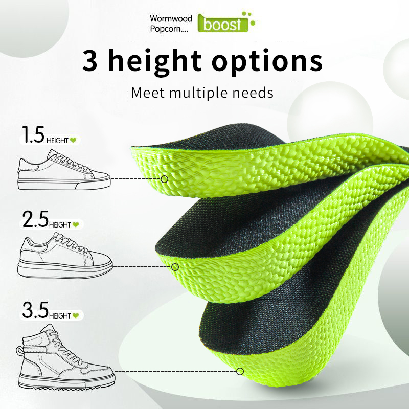 Insole Memory Foam - Plantillas para aumentar la altura de