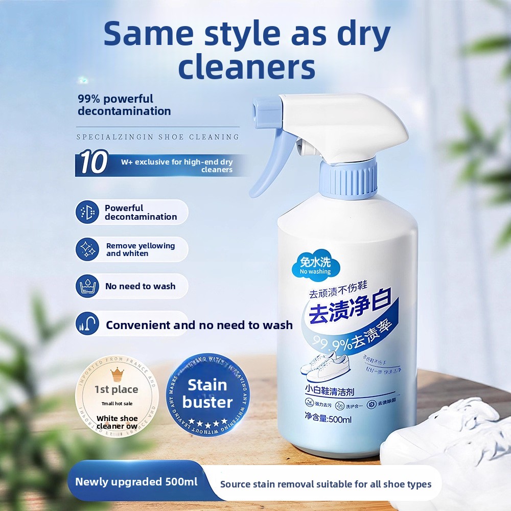 Sneaker Care Suede - Limpiador de zapatos blanco de 500
