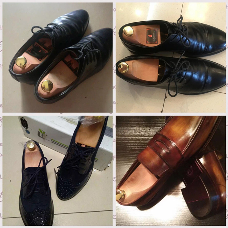 1 par de árboles de zapatos aj - Shoe Tree Cedar reseña y precio