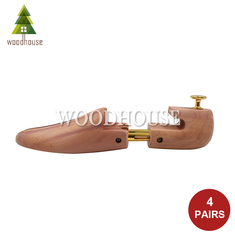 Paquete de 4 zapatos de cedro  - Shoe Tree Cedar reseña y precio