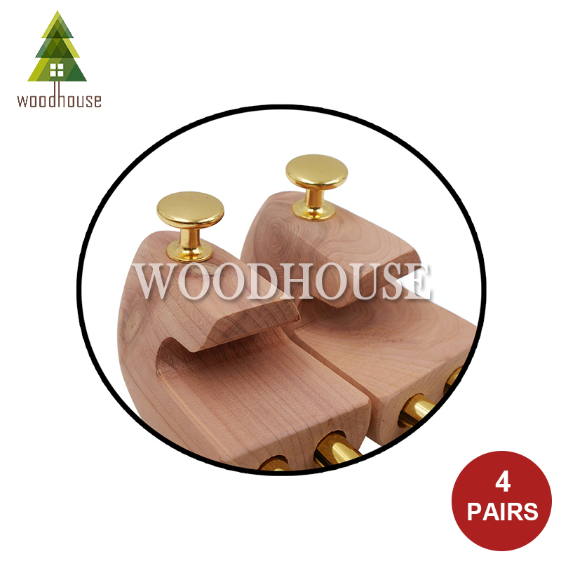 Paquete de 4 zapatos de cedro  - Shoe Tree Cedar reseña y precio