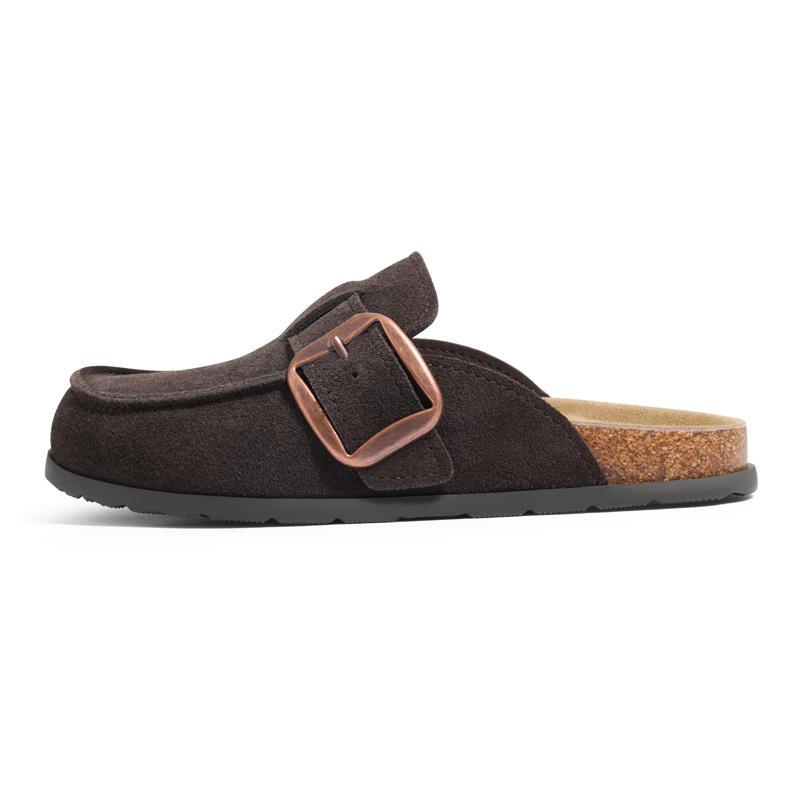 Zuecos de gamuza genuina Litfu - Insole Memory Foam reseña y precio