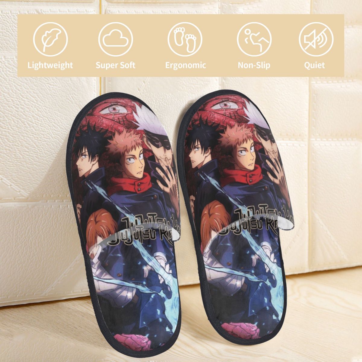 Pantuflas de Interior Jujutsus - Insole Memory Foam reseña y precio