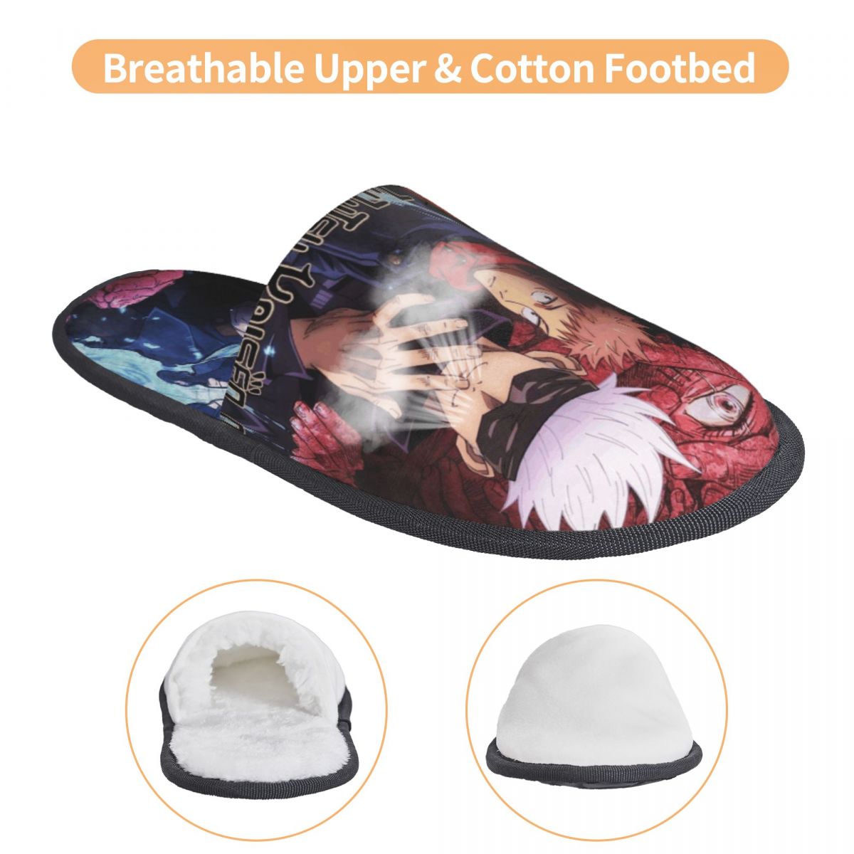 Pantuflas de Interior Jujutsus - Insole Memory Foam reseña y precio