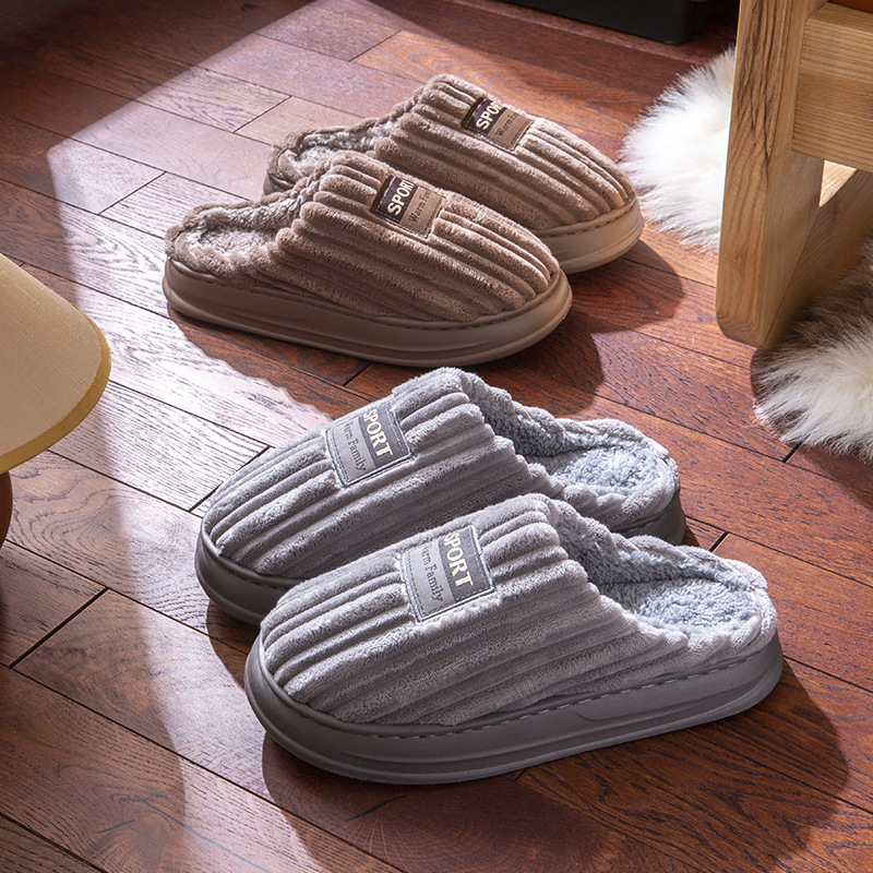 Pantuflas de Gamuza a Rayas pa - Insole Memory Foam reseña y precio