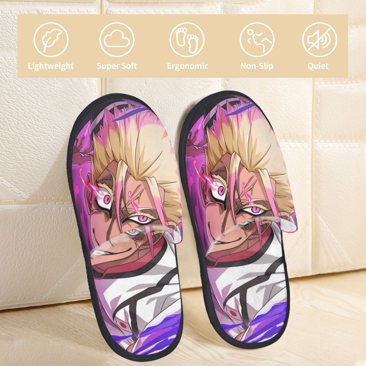 Pantuflas de dormitorio con di - Insole Memory Foam reseña y precio
