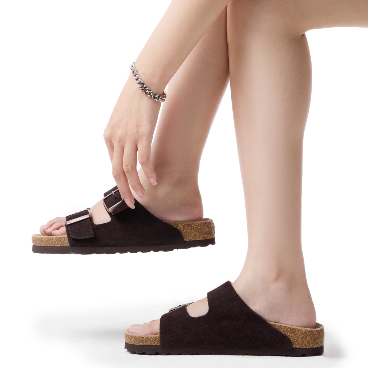 Sandalias de Mujer, Cuero Vacu - Insole Memory Foam reseña y precio