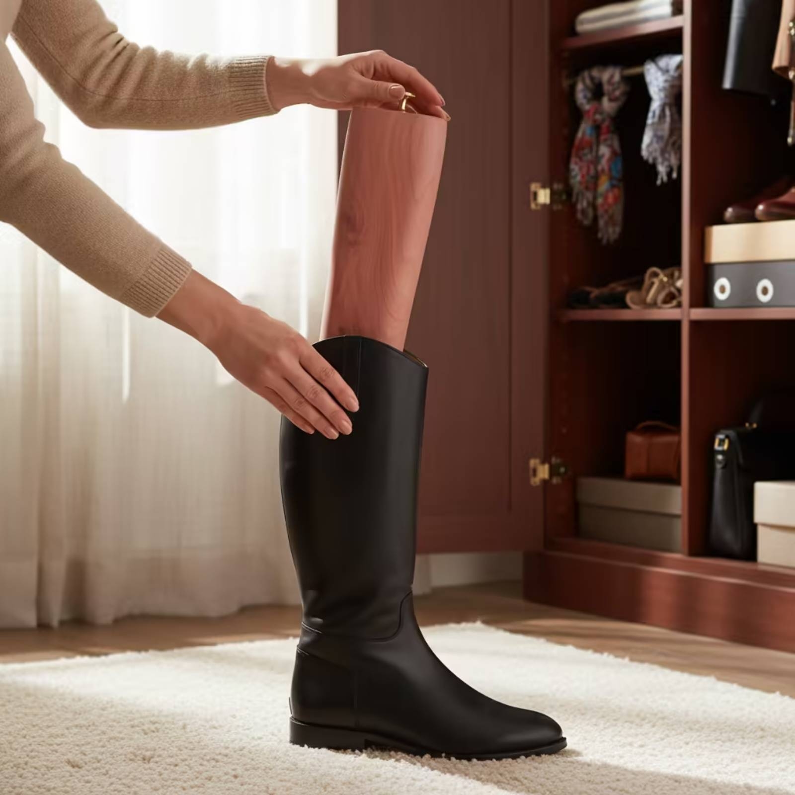 Estirador de botas de cedro aj - Shoe Tree Cedar reseña y precio
